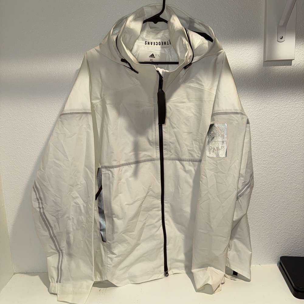 Adidas Terrex MYSHELTER RAIN.RDY Jacket Parley White XL Waterproof